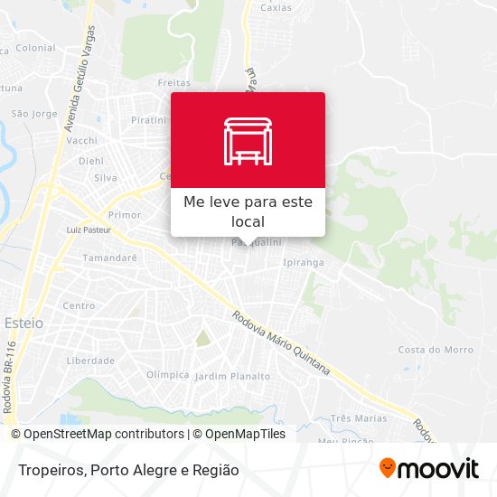 Tropeiros mapa