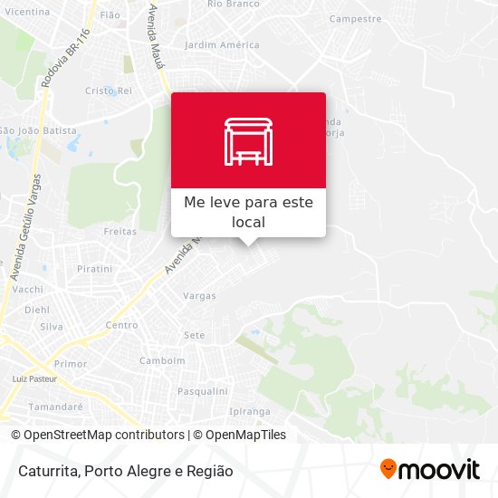Caturrita mapa
