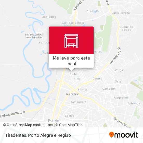 Tiradentes mapa