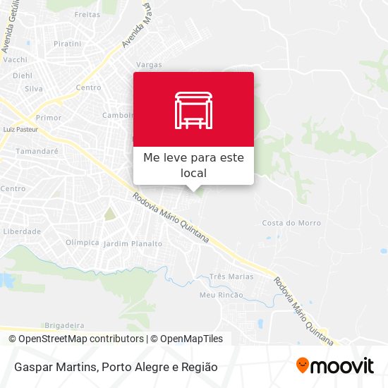 Gaspar Martins mapa