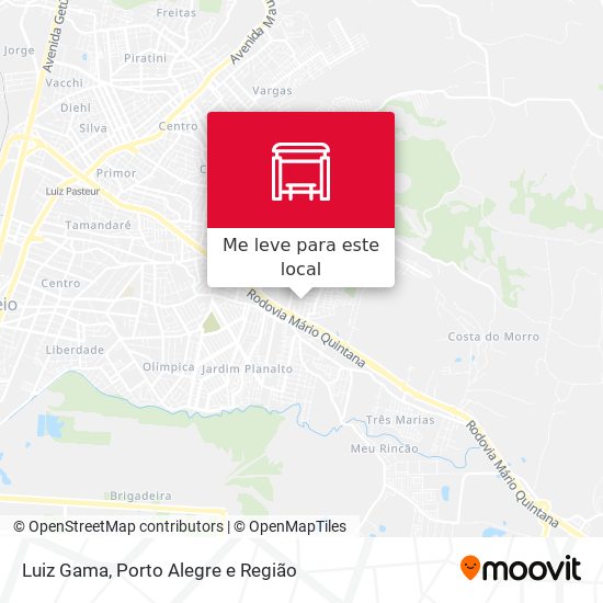Luiz Gama mapa