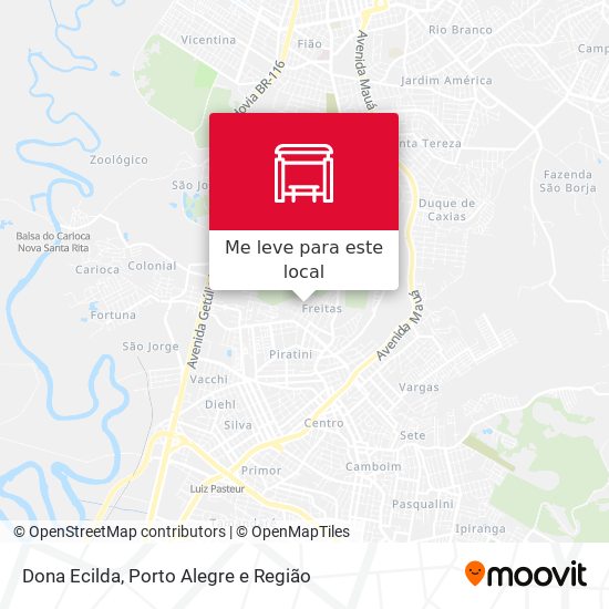 Dona Ecilda mapa
