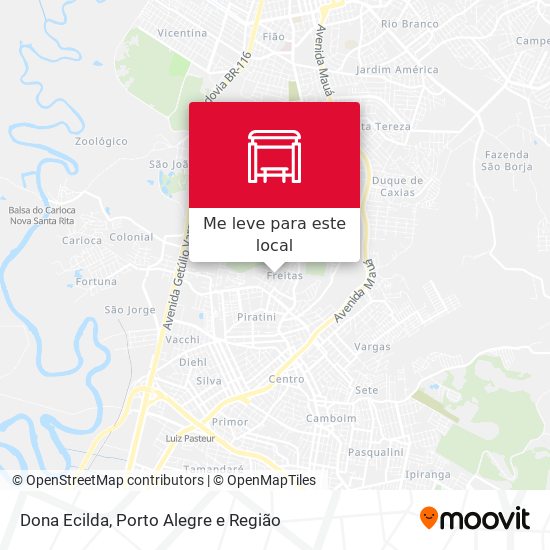 Dona Ecilda mapa