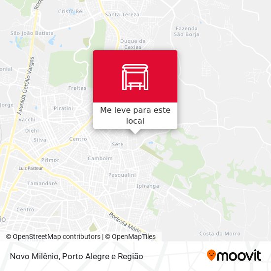 Novo Milênio mapa