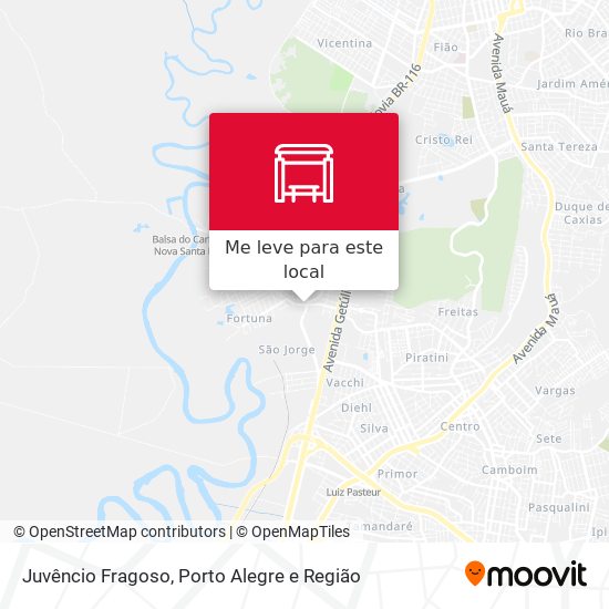 Juvêncio Fragoso mapa