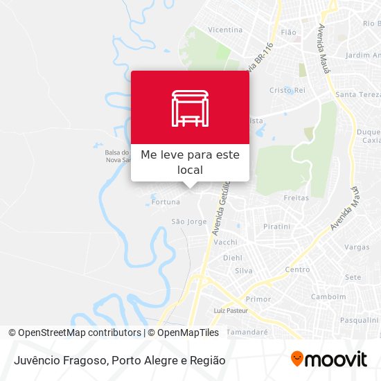 Juvêncio Fragoso mapa