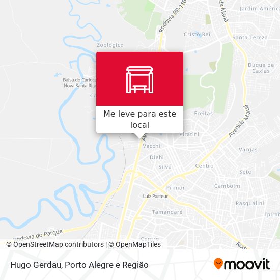 Hugo Gerdau mapa