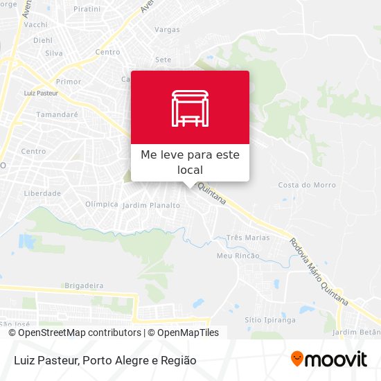 Luiz Pasteur mapa