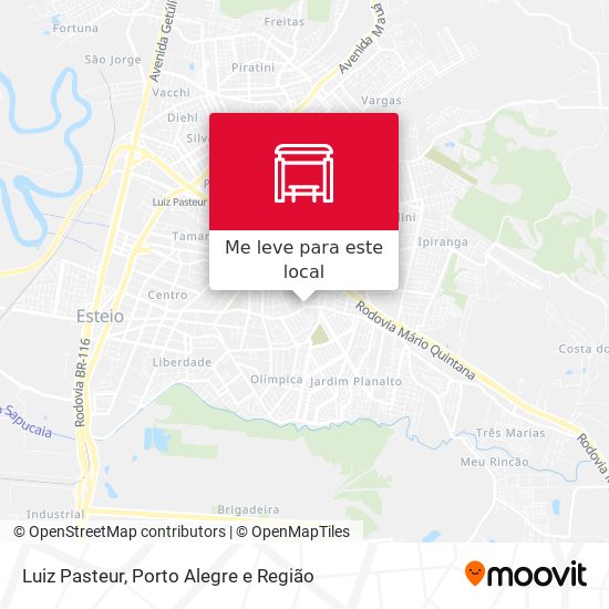 Luiz Pasteur mapa