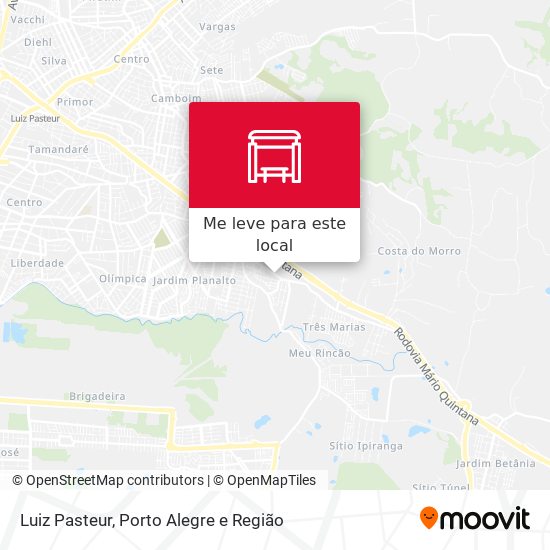 Luiz Pasteur mapa