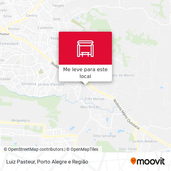Luiz Pasteur mapa