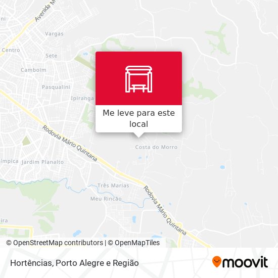 Hortências mapa