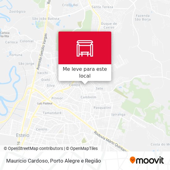 Maurício Cardoso mapa