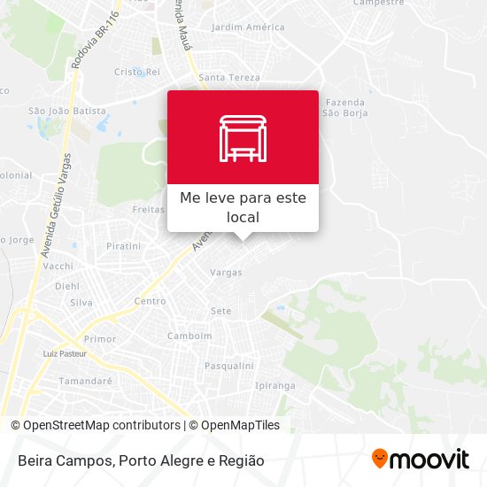 Beira Campos mapa