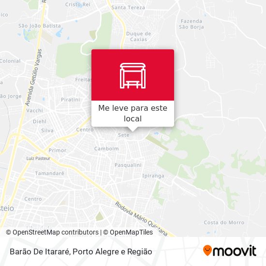 Barão De Itararé mapa