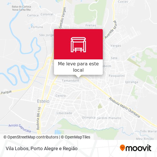 Vila Lobos mapa