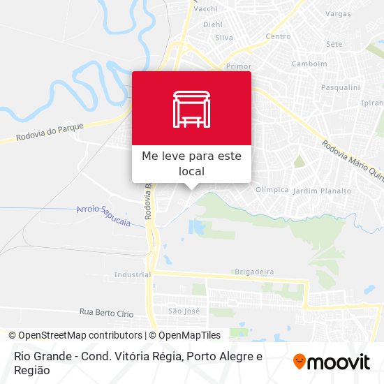 Rio Grande - Cond. Vitória Régia mapa