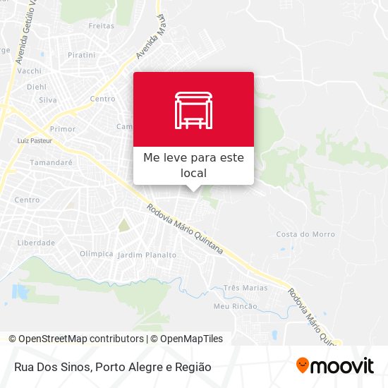Rua Dos Sinos mapa