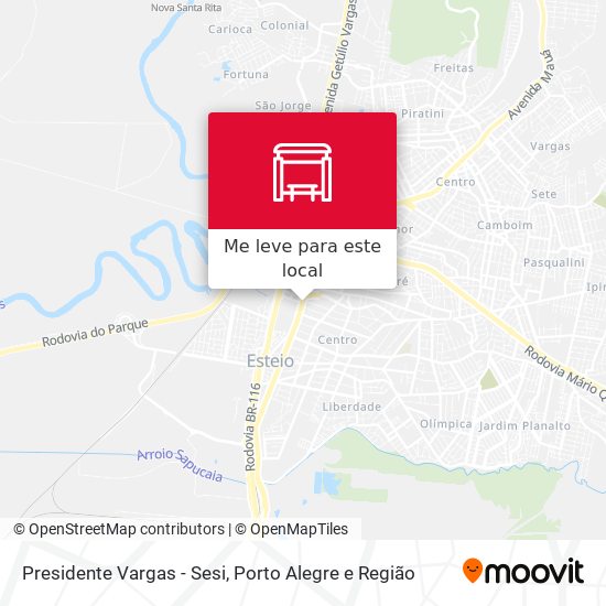 Presidente Vargas - Sesi mapa