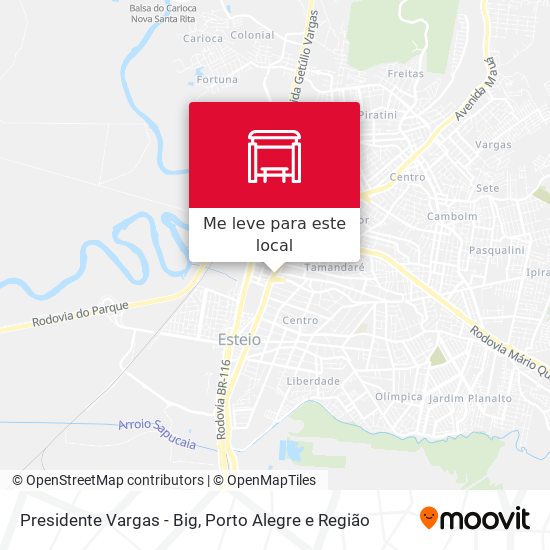 Presidente Vargas - Big mapa