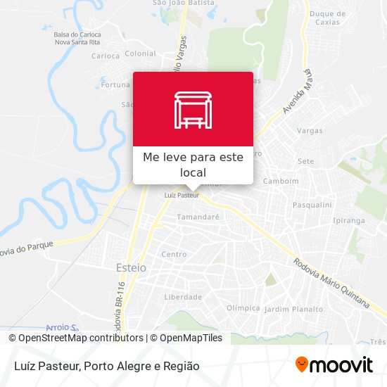 Luíz Pasteur mapa