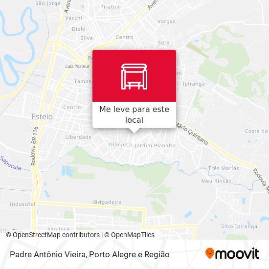 Padre Antônio Vieira mapa