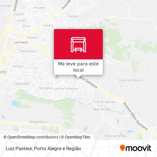 Luiz Pasteur mapa
