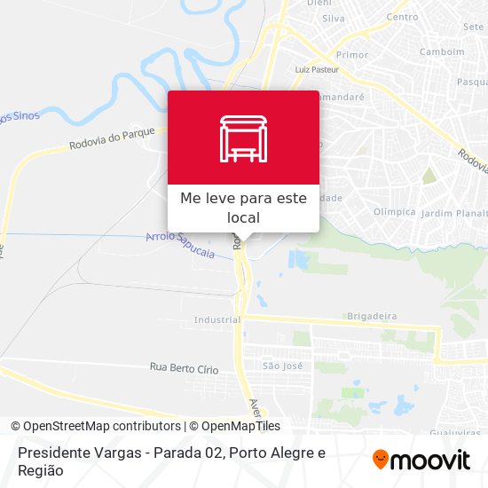 Presidente Vargas - Parada 02 mapa