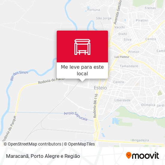Maracanã mapa