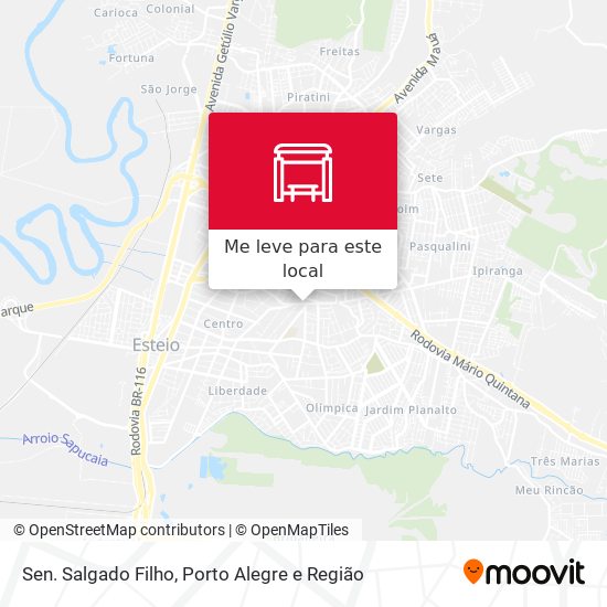Sen. Salgado Filho mapa