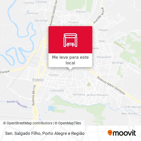 Sen. Salgado Filho mapa