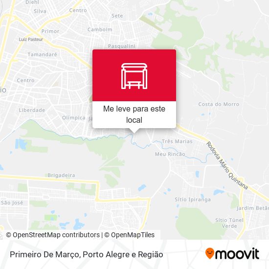 Primeiro De Março mapa