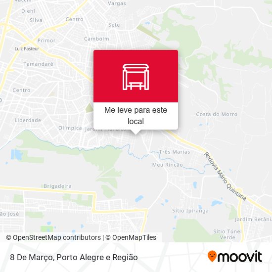 8 De Março mapa