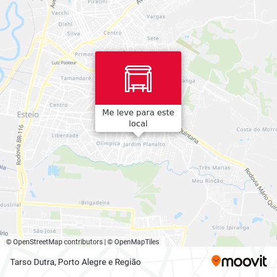 Tarso Dutra mapa