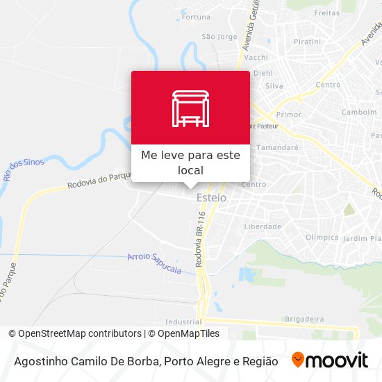 Agostinho Camilo De Borba mapa