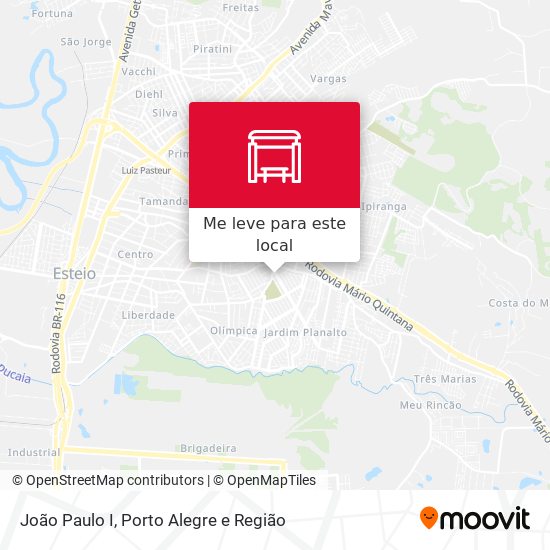 João Paulo I mapa