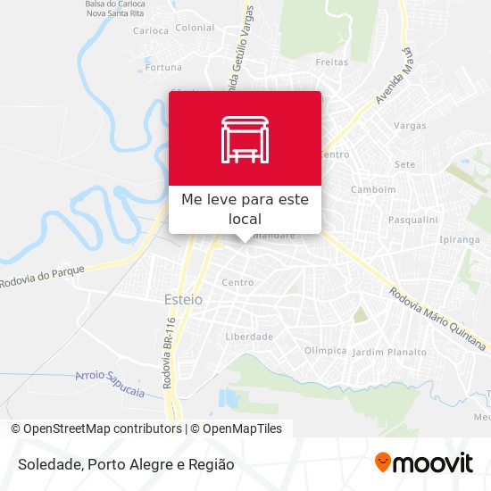 Soledade mapa