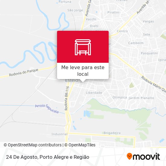 24 De Agosto mapa