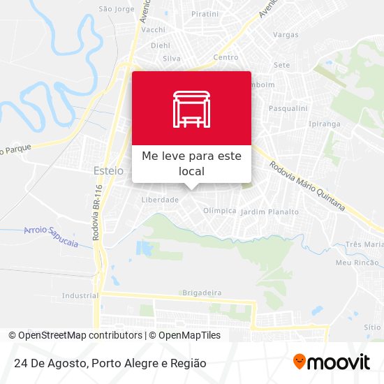 24 De Agosto mapa