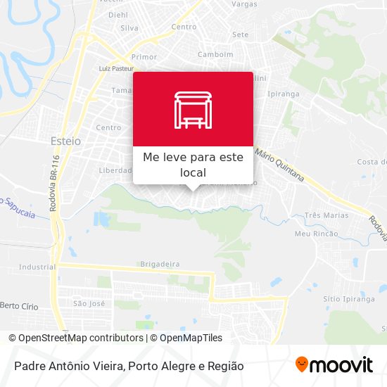 Padre Antônio Vieira mapa