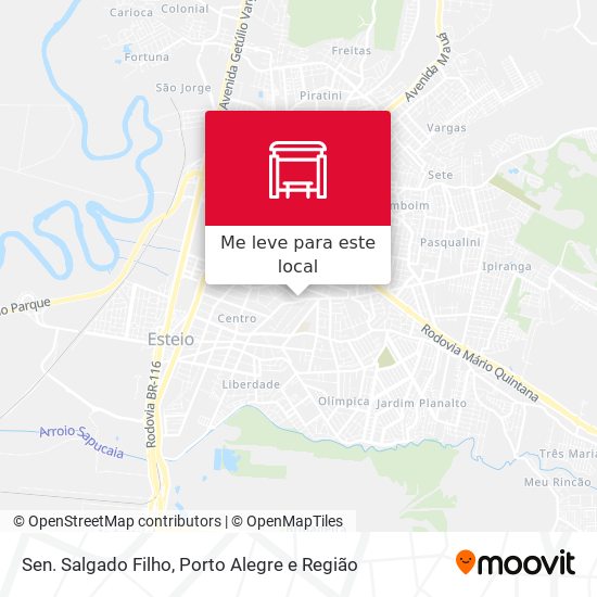 Sen. Salgado Filho mapa