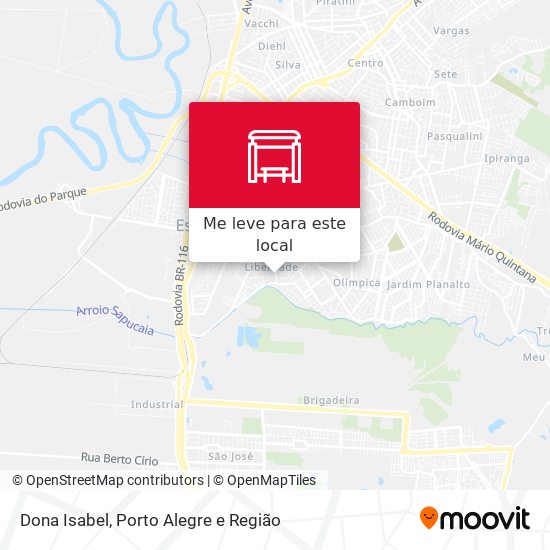 Dona Isabel mapa