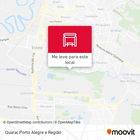 Quaraí mapa