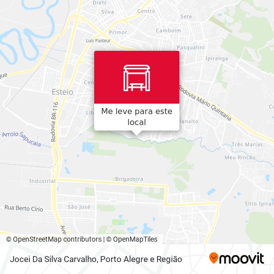 Jocei Da Silva Carvalho mapa