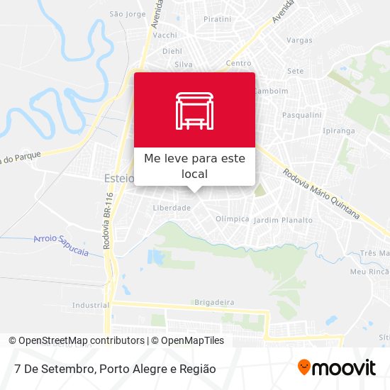 7 De Setembro mapa