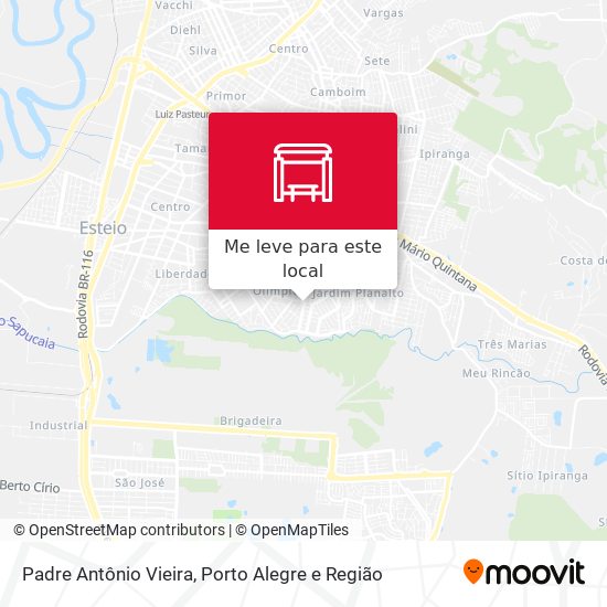 Padre Antônio Vieira mapa