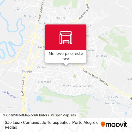 São Luiz - Comunidade Teraupêutica mapa