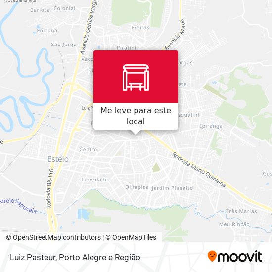 Luiz Pasteur mapa