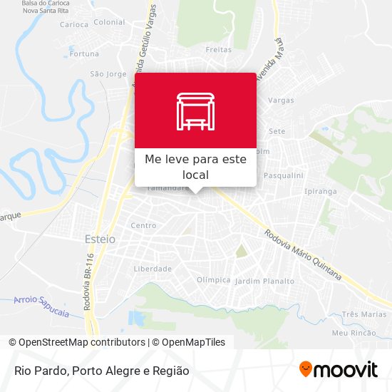 Rio Pardo mapa