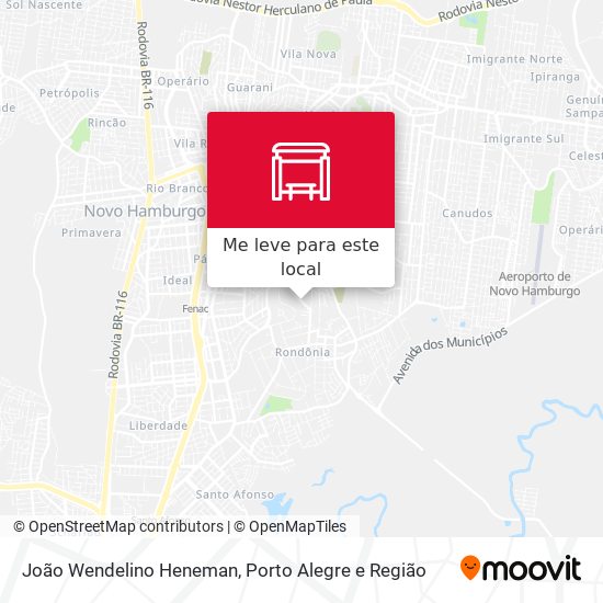 João Wendelino Heneman mapa